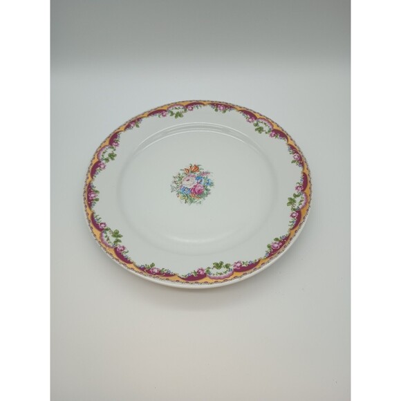 T Limoges Platter Bavaria Floral Roses 11.5" - Picture 1 of 8